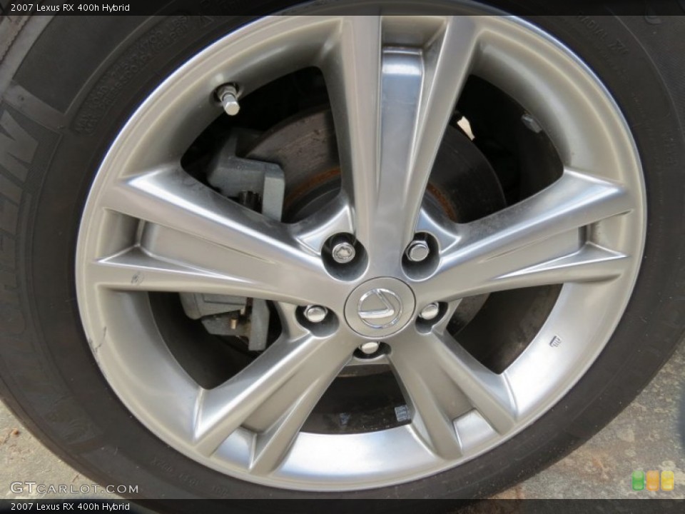 2007 Lexus RX 400h Hybrid Wheel and Tire Photo #78035382