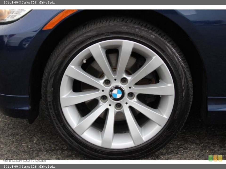 2011 BMW 3 Series 328i xDrive Sedan Wheel and Tire Photo #78036243
