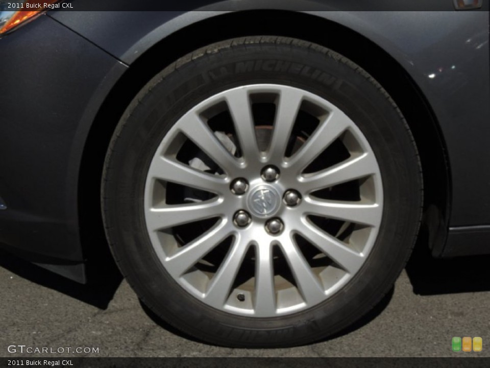 2011 Buick Regal CXL Wheel and Tire Photo #78042165