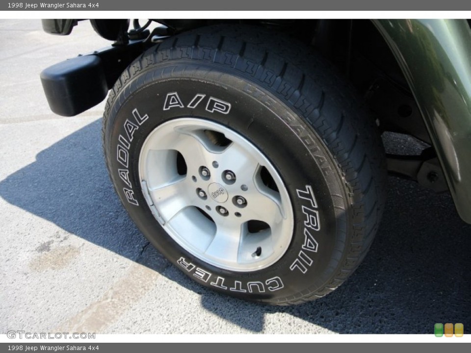 1998 Jeep Wrangler Sahara 4x4 Wheel and Tire Photo #78049873
