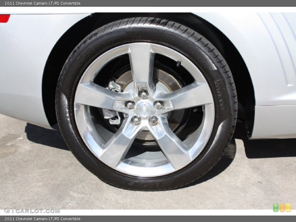 2011 Chevrolet Camaro LT/RS Convertible Wheel and Tire Photo #78051618