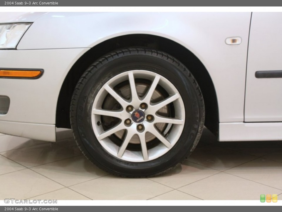 2004 Saab 9-3 Arc Convertible Wheel and Tire Photo #78059960