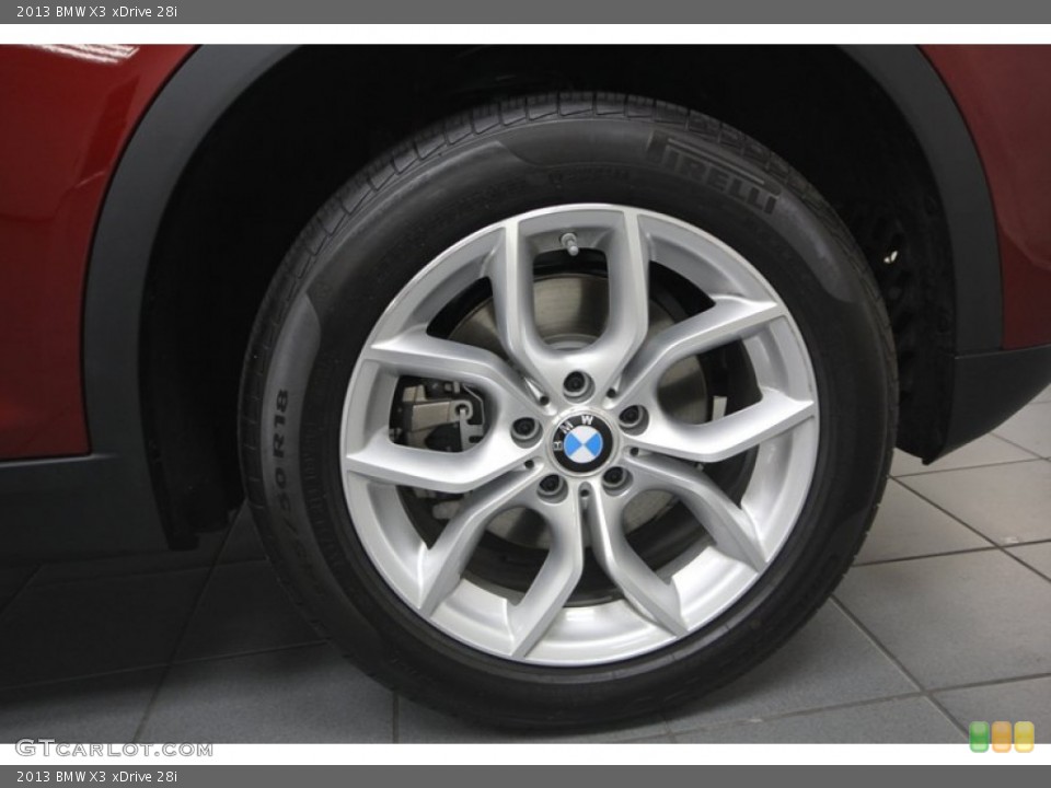 2013 BMW X3 xDrive 28i Wheel and Tire Photo #78059997