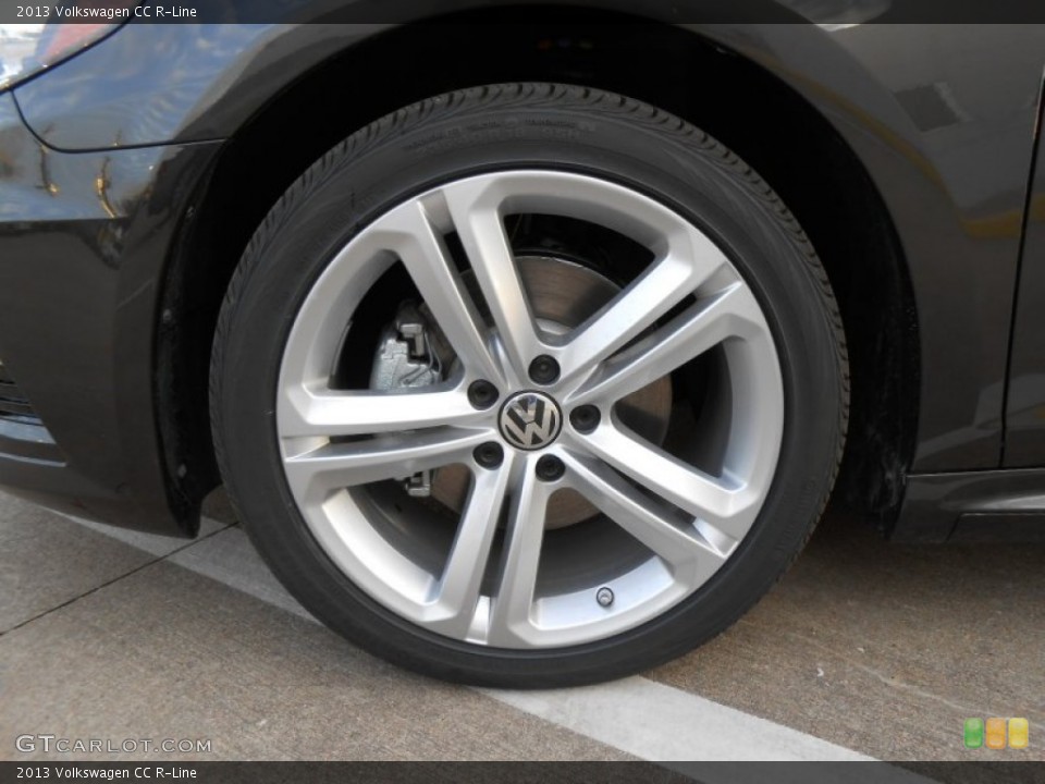 2013 Volkswagen CC R-Line Wheel and Tire Photo #78063957