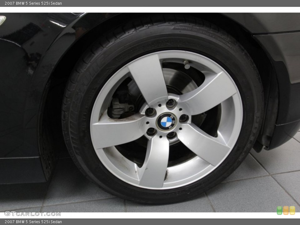 2007 BMW 5 Series 525i Sedan Wheel and Tire Photo #78065238