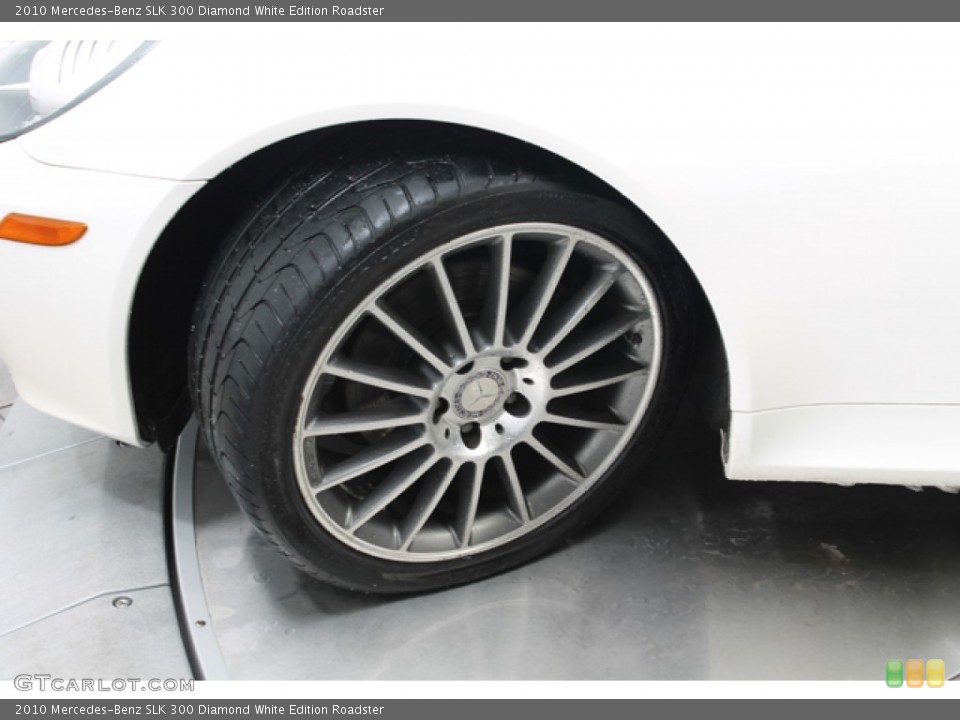 2010 Mercedes-Benz SLK 300 Diamond White Edition Roadster Wheel and Tire Photo #78066528