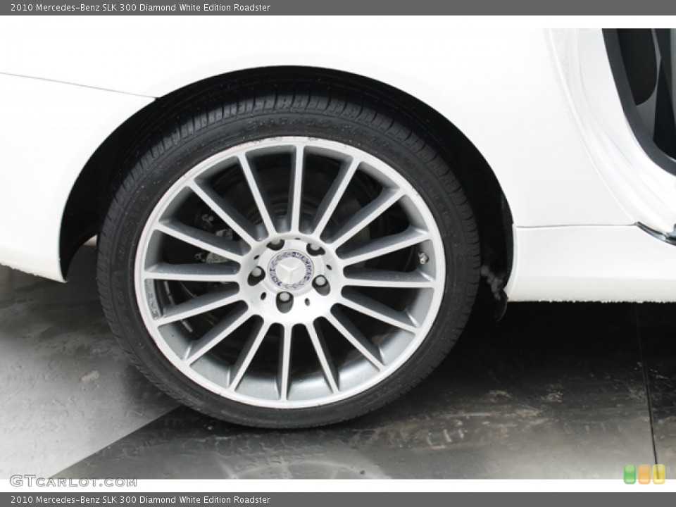 2010 Mercedes-Benz SLK 300 Diamond White Edition Roadster Wheel and Tire Photo #78066543