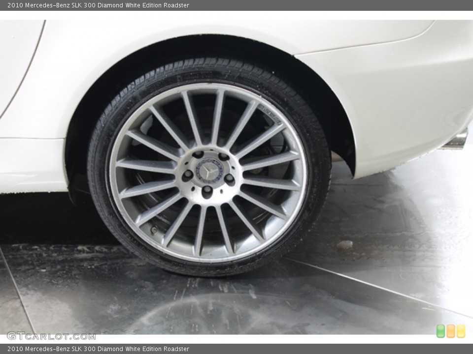 2010 Mercedes-Benz SLK 300 Diamond White Edition Roadster Wheel and Tire Photo #78066556