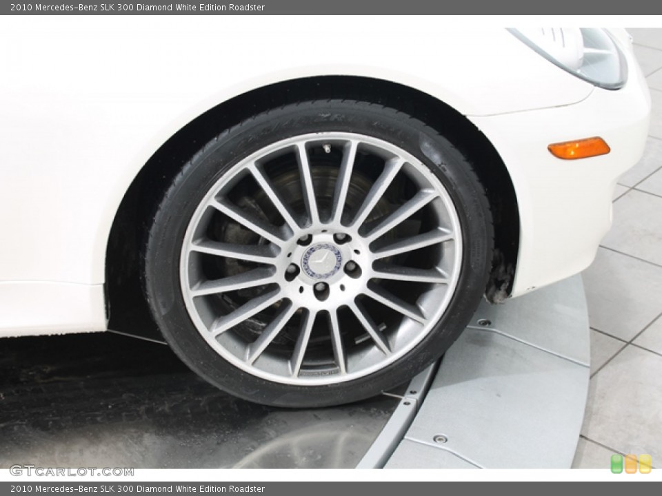 2010 Mercedes-Benz SLK 300 Diamond White Edition Roadster Wheel and Tire Photo #78066573