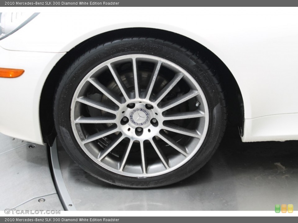 2010 Mercedes-Benz SLK 300 Diamond White Edition Roadster Wheel and Tire Photo #78066585