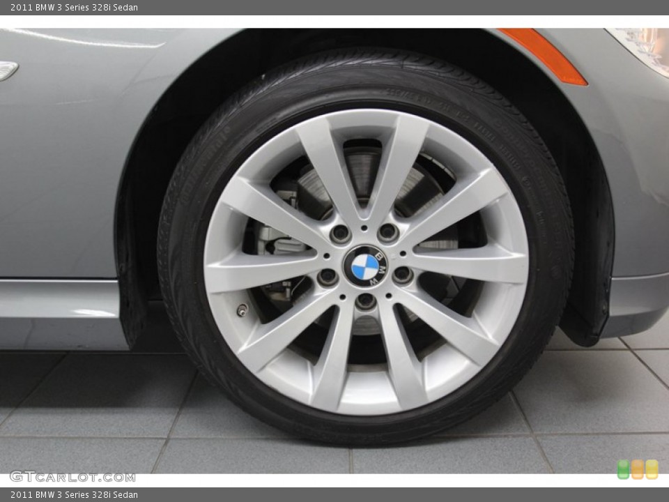 2011 BMW 3 Series 328i Sedan Wheel and Tire Photo #78067362