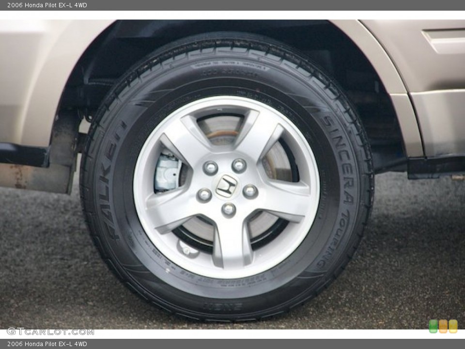 2006 Honda Pilot EX-L 4WD Wheel and Tire Photo #78078706