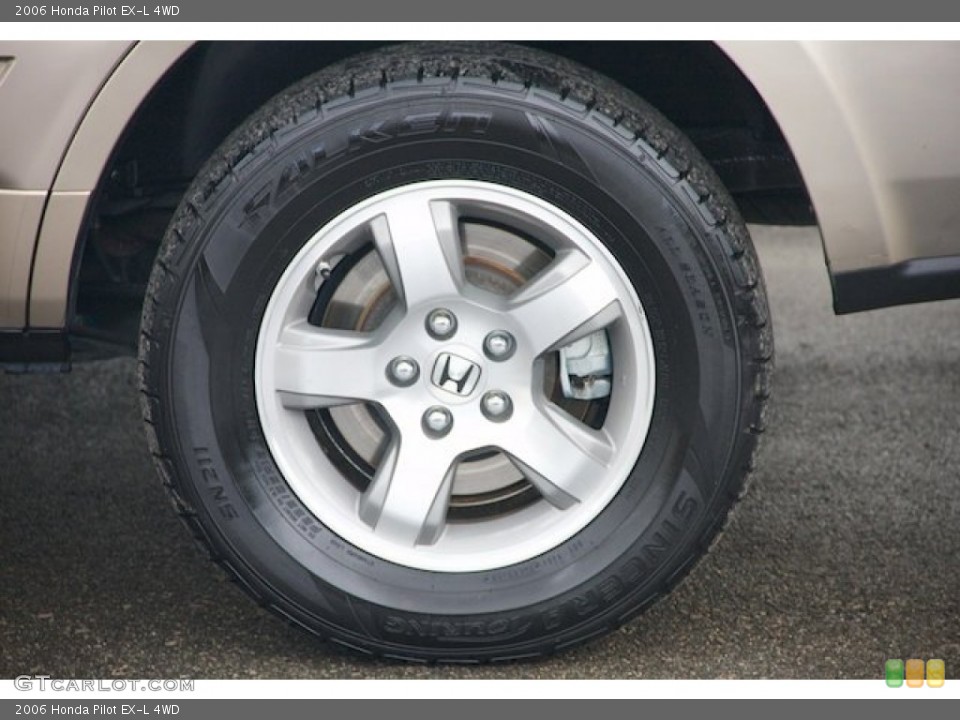 2006 Honda Pilot EX-L 4WD Wheel and Tire Photo #78078750