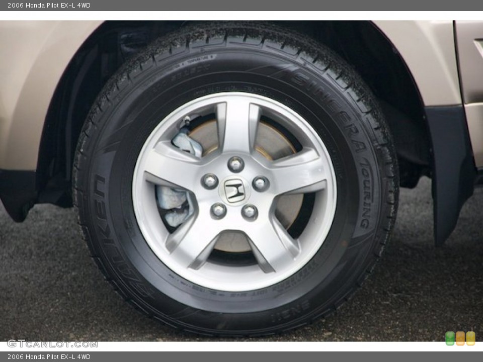 2006 Honda Pilot EX-L 4WD Wheel and Tire Photo #78078770