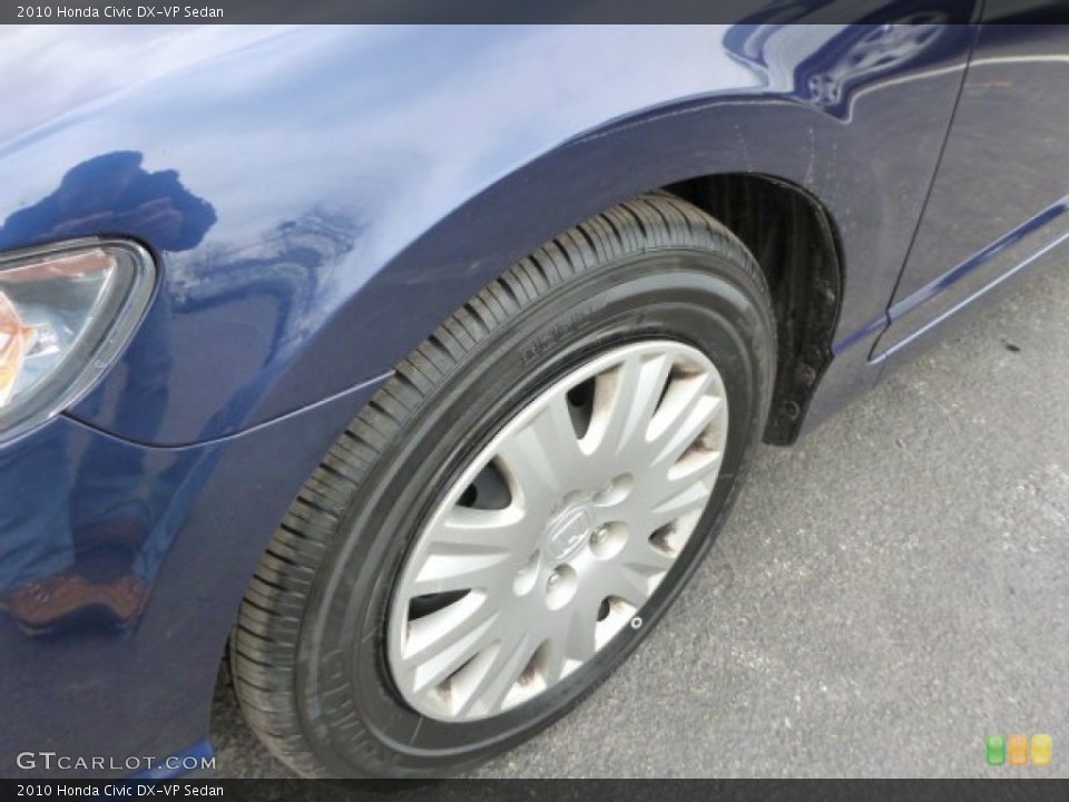 2010 Honda Civic DX-VP Sedan Wheel and Tire Photo #78081657