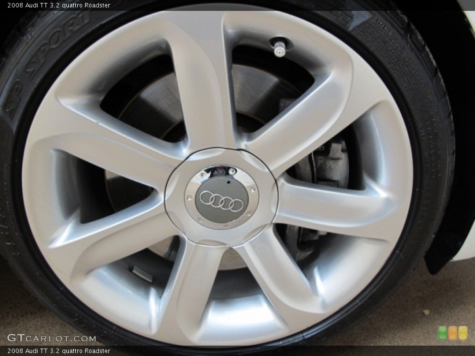 2008 Audi TT 3.2 quattro Roadster Wheel and Tire Photo #78082142