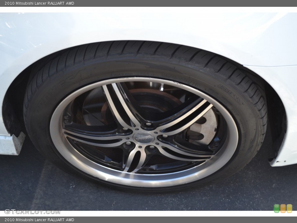 2010 Mitsubishi Lancer Custom Wheel and Tire Photo #78086747