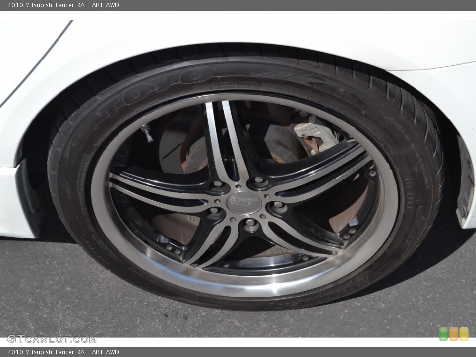 2010 Mitsubishi Lancer Custom Wheel and Tire Photo #78087232