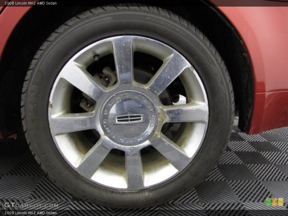 2008 Lincoln MKZ AWD Sedan Wheel and Tire Photo #78092465