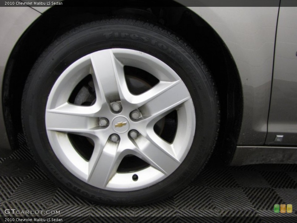 2010 Chevrolet Malibu LS Sedan Wheel and Tire Photo #78093623
