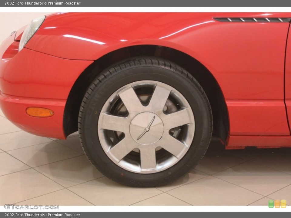 2002 Ford Thunderbird Premium Roadster Wheel and Tire Photo #78096965
