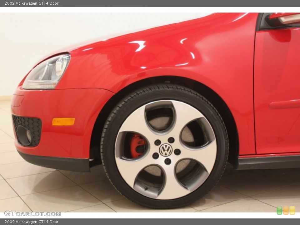 2009 Volkswagen GTI 4 Door Wheel and Tire Photo #78097310