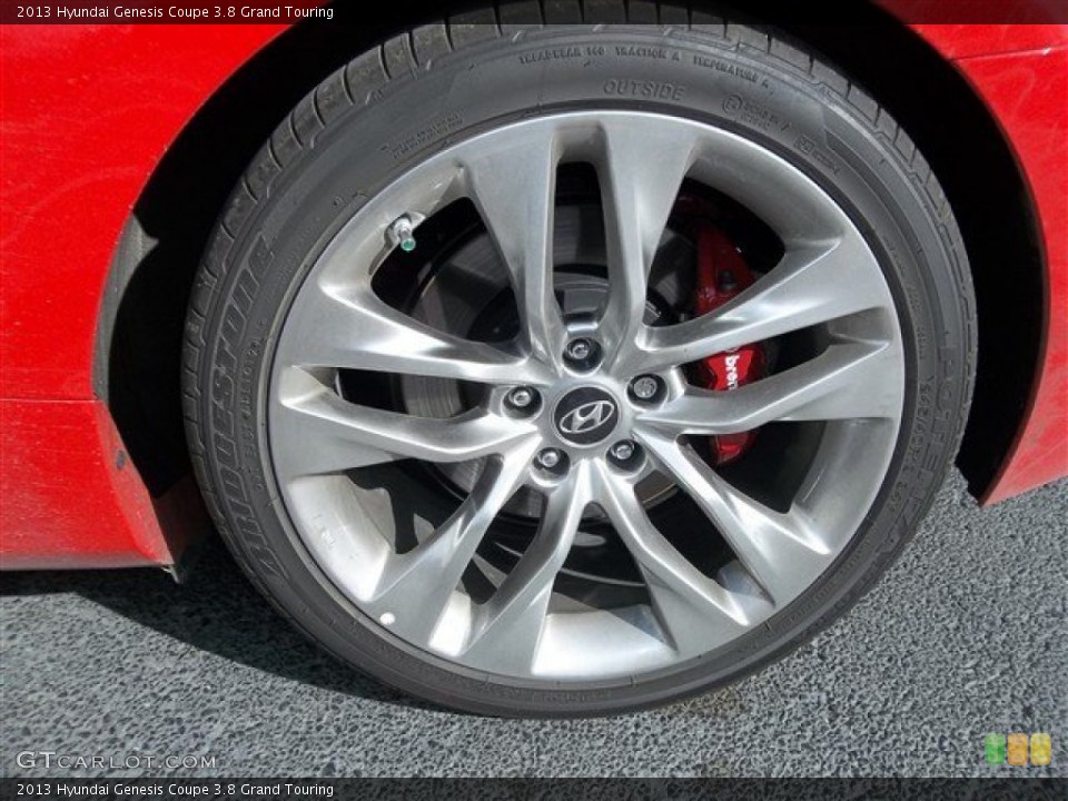 2013 Hyundai Genesis Coupe 3.8 Grand Touring Wheel and Tire Photo #78098354