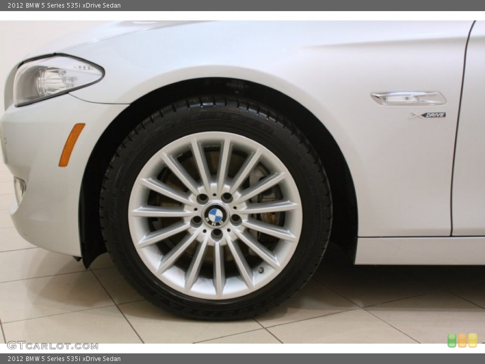 2012 BMW 5 Series 535i xDrive Sedan Wheel and Tire Photo #78099216