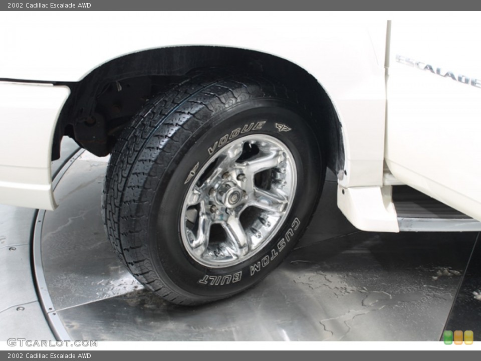2002 Cadillac Escalade AWD Wheel and Tire Photo #78099776