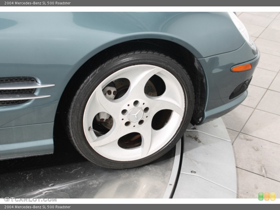 2004 Mercedes-Benz SL 500 Roadster Wheel and Tire Photo #78101288
