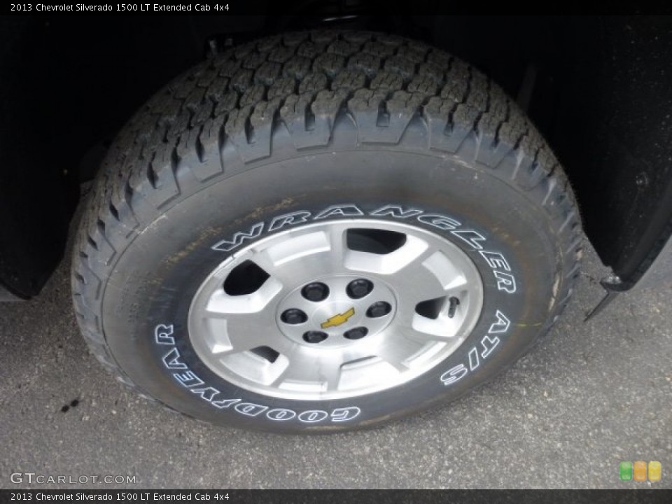 2013 Chevrolet Silverado 1500 LT Extended Cab 4x4 Wheel and Tire Photo #78101527