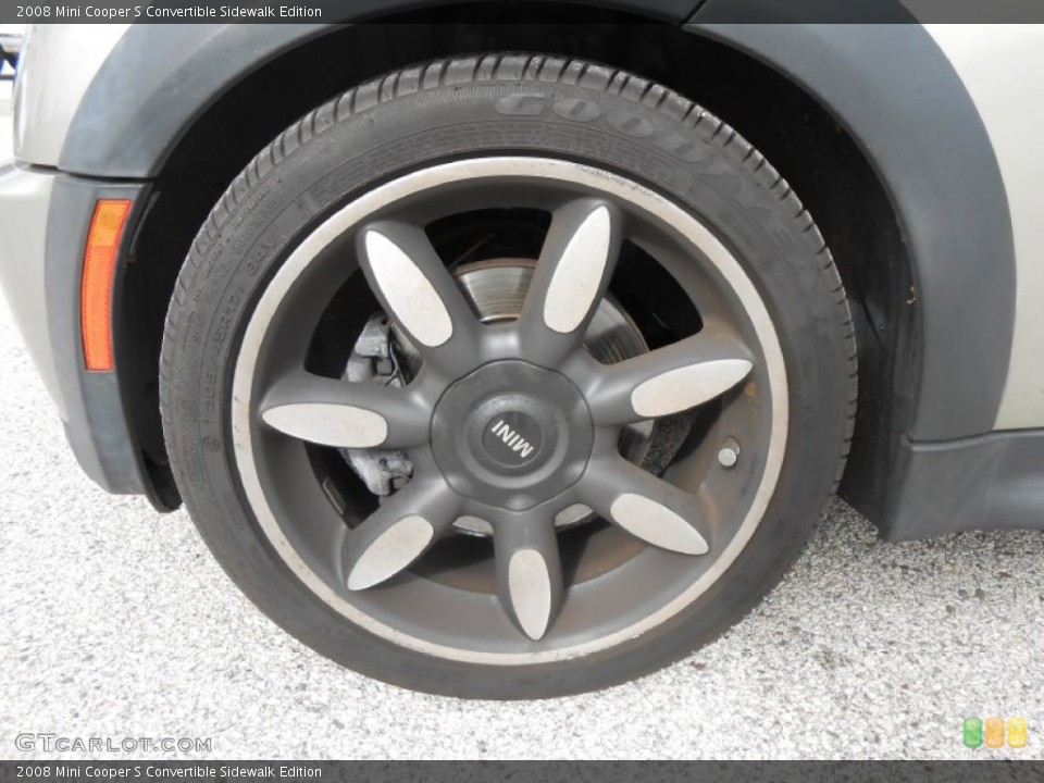 2008 Mini Cooper S Convertible Sidewalk Edition Wheel and Tire Photo #78104789