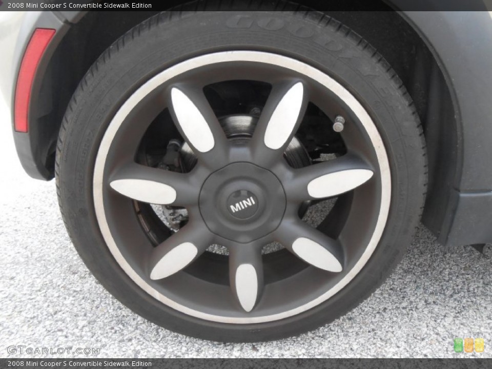 2008 Mini Cooper S Convertible Sidewalk Edition Wheel and Tire Photo #78104813