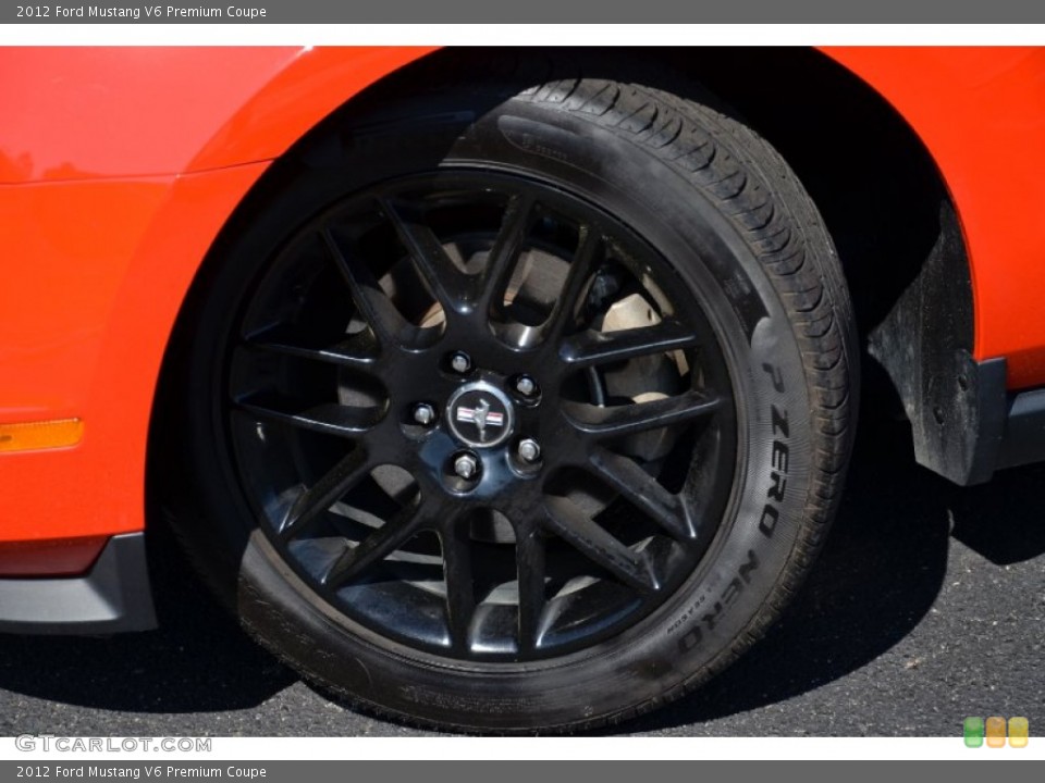 2012 Ford Mustang V6 Premium Coupe Wheel and Tire Photo #78107084