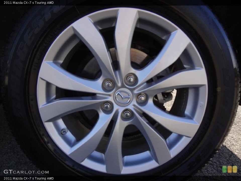 2011 Mazda CX-7 s Touring AWD Wheel and Tire Photo #78109693
