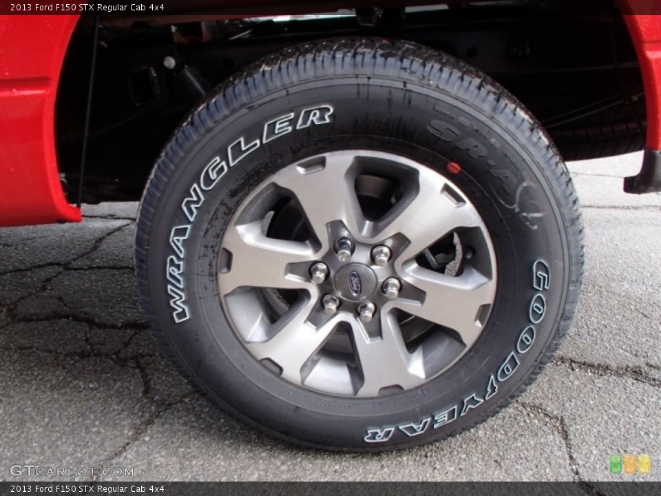 2013 Ford F150 STX Regular Cab 4x4 Wheel and Tire Photo #78110165