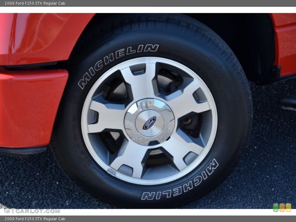 2009 Ford F150 STX Regular Cab Wheel and Tire Photo #78110237