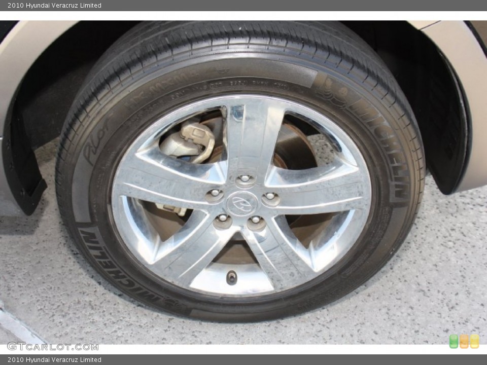 2010 Hyundai Veracruz Limited Wheel and Tire Photo #78112902