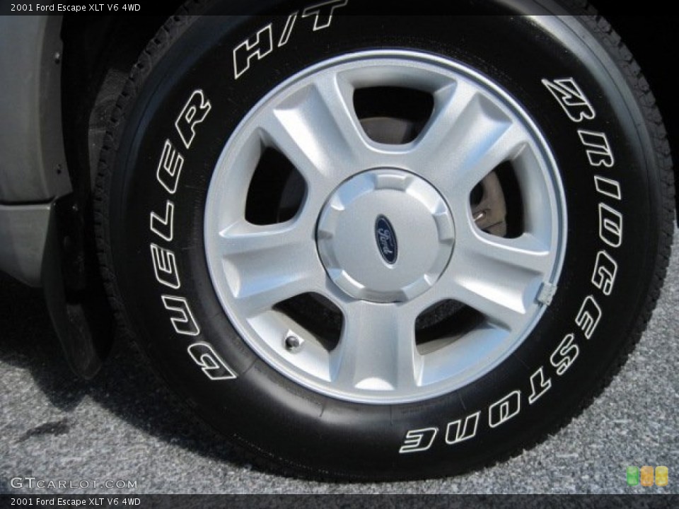 2001 Ford Escape XLT V6 4WD Wheel and Tire Photo #78118394