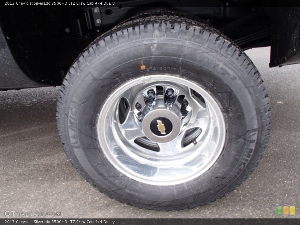 2013 Chevrolet Silverado 3500HD LTZ Crew Cab 4x4 Dually Wheel and Tire Photo #78119339