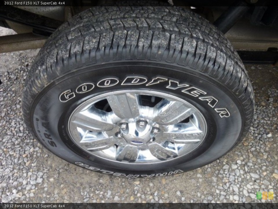 2012 Ford F150 XLT SuperCab 4x4 Wheel and Tire Photo #78119534