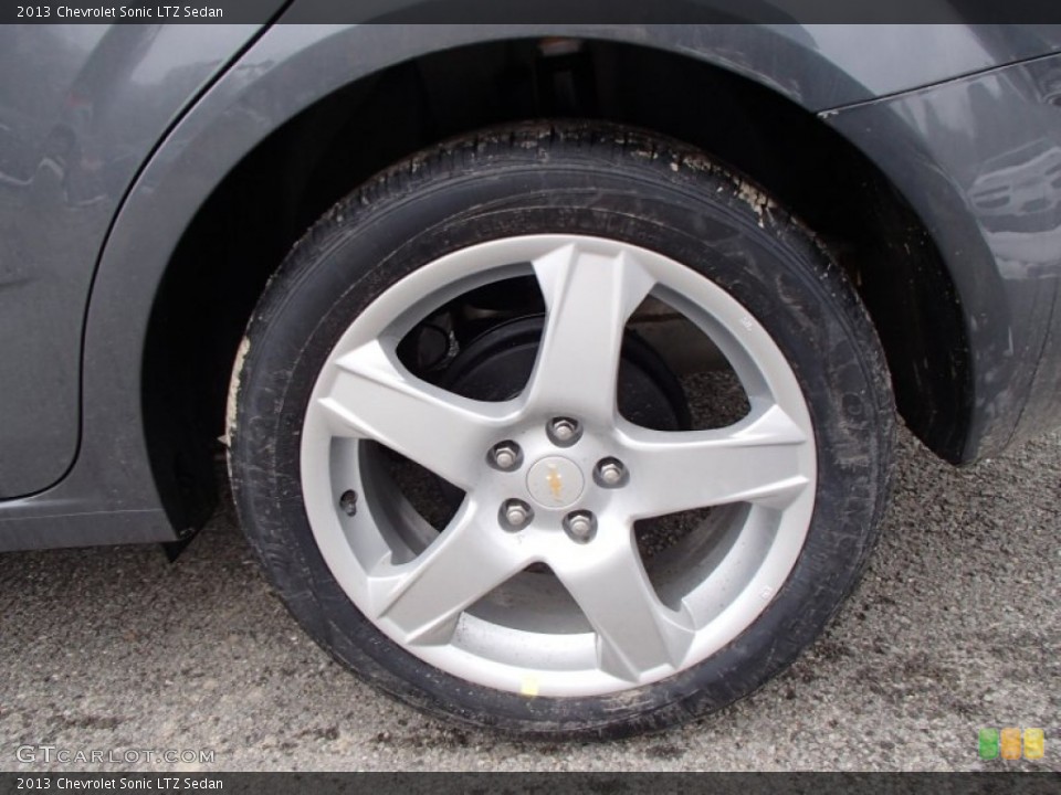 2013 Chevrolet Sonic LTZ Sedan Wheel and Tire Photo #78119594