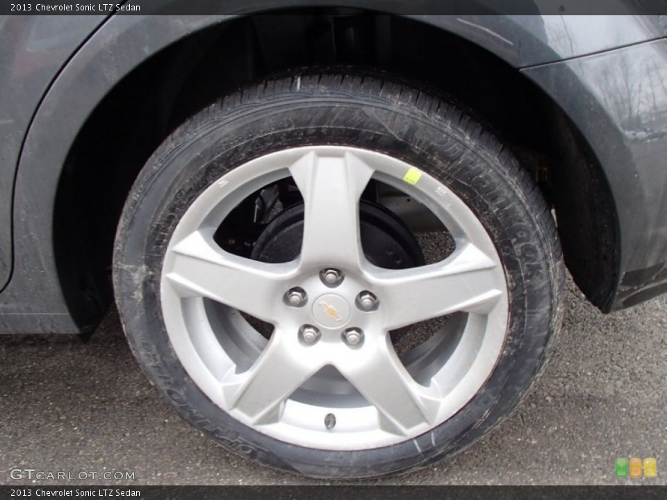 2013 Chevrolet Sonic LTZ Sedan Wheel and Tire Photo #78120842