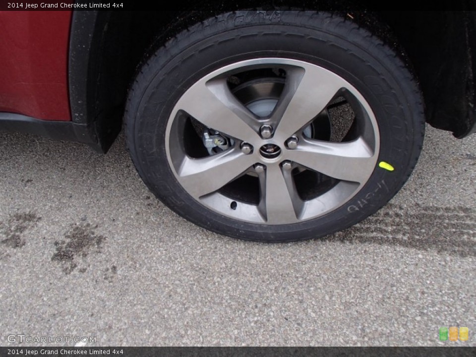 2014 Jeep Grand Cherokee Limited 4x4 Wheel and Tire Photo #78124662