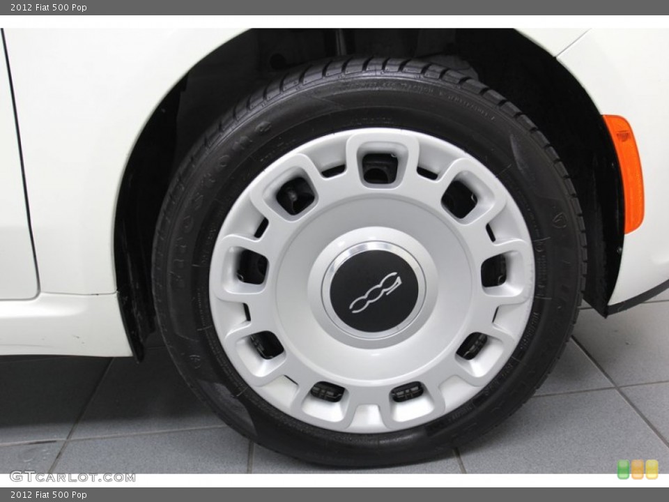 2012 Fiat 500 Pop Wheel and Tire Photo #78125408