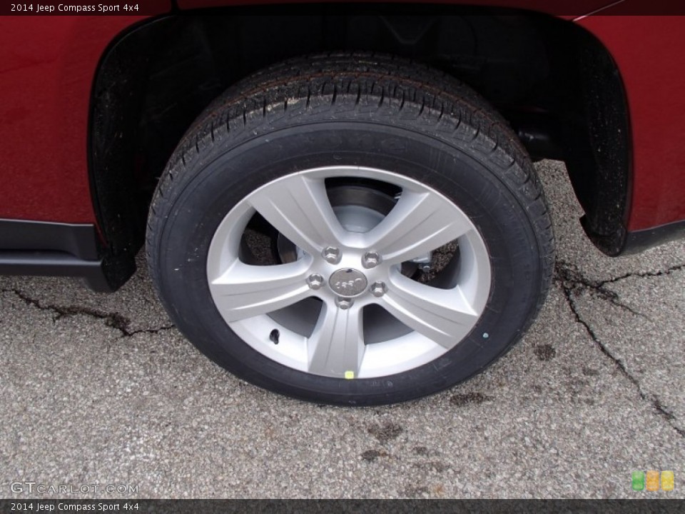 2014 Jeep Compass Sport 4x4 Wheel and Tire Photo #78126168