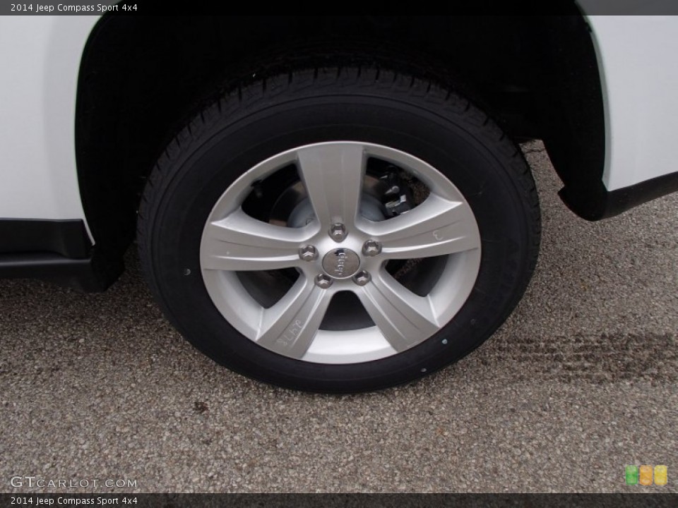 2014 Jeep Compass Sport 4x4 Wheel and Tire Photo #78126999