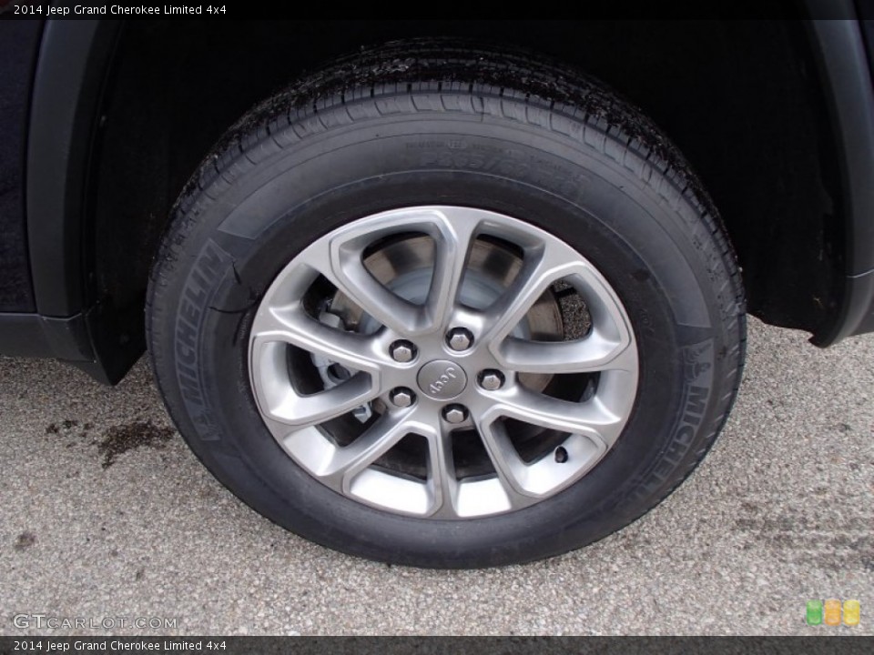2014 Jeep Grand Cherokee Limited 4x4 Wheel and Tire Photo #78128082