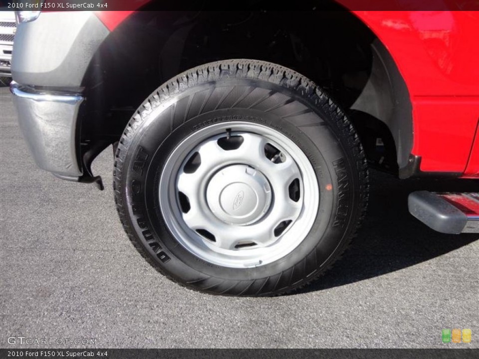 2010 Ford F150 XL SuperCab 4x4 Wheel and Tire Photo #78129468