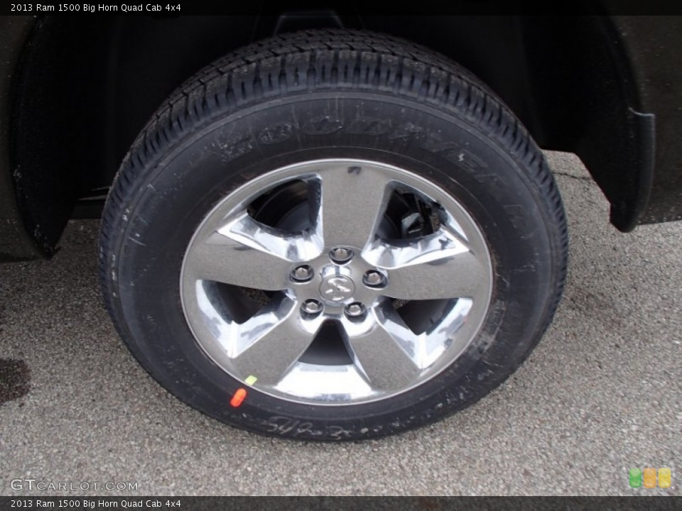 2013 Ram 1500 Big Horn Quad Cab 4x4 Wheel and Tire Photo #78131202